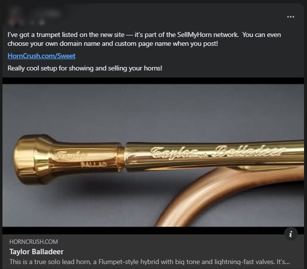 Example of a poor social preview (close-up only)